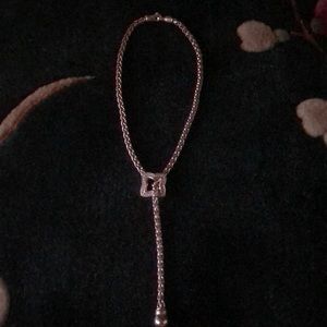 David Yurman diamond lariat necklace